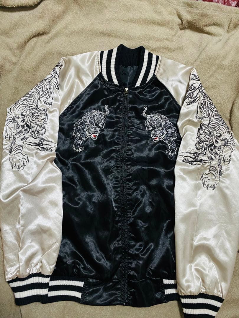 90s vintage studio hiro 虎日本限定 スカジャン サテン