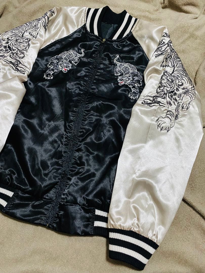 90s vintage studio hiro 虎日本限定 スカジャン サテン