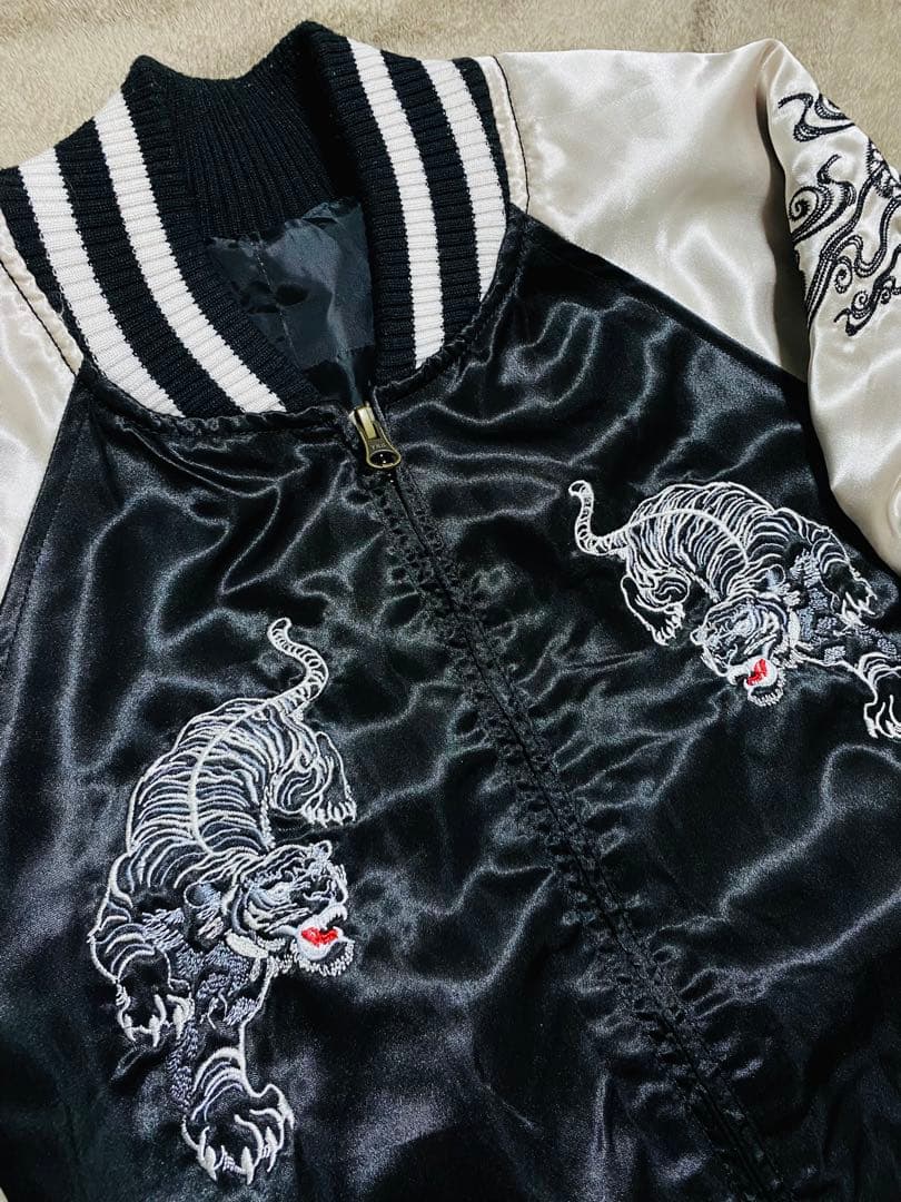 90s vintage studio hiro 虎日本限定 スカジャン サテン