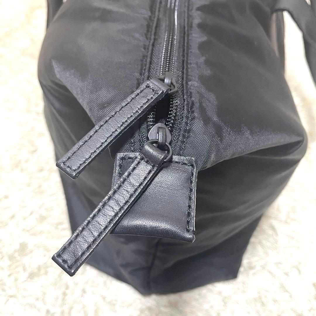 PORTER ボストンバッグ　大容量　ナイロン　レザー　ブラック　肩掛けOK