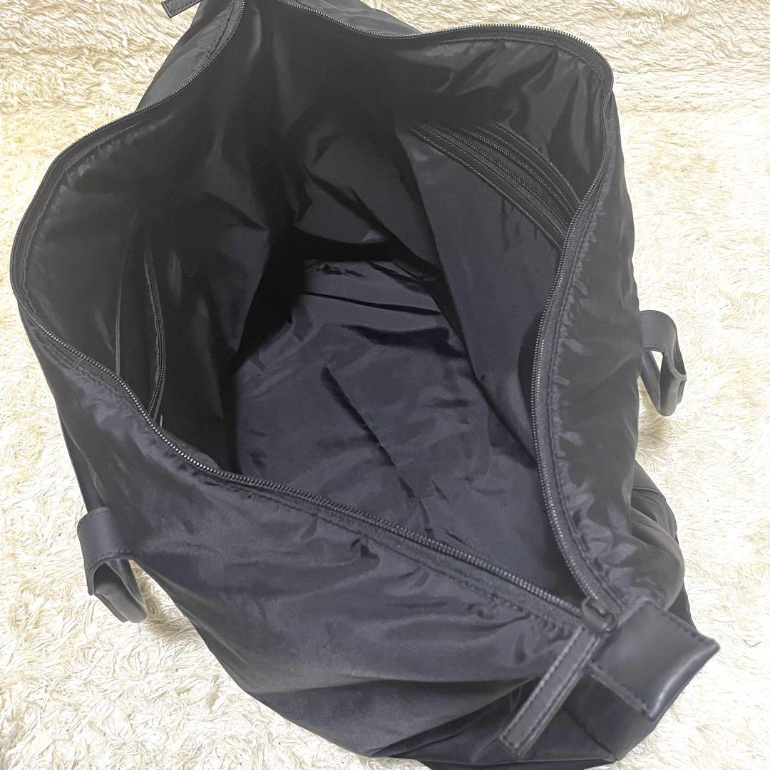 PORTER ボストンバッグ　大容量　ナイロン　レザー　ブラック　肩掛けOK