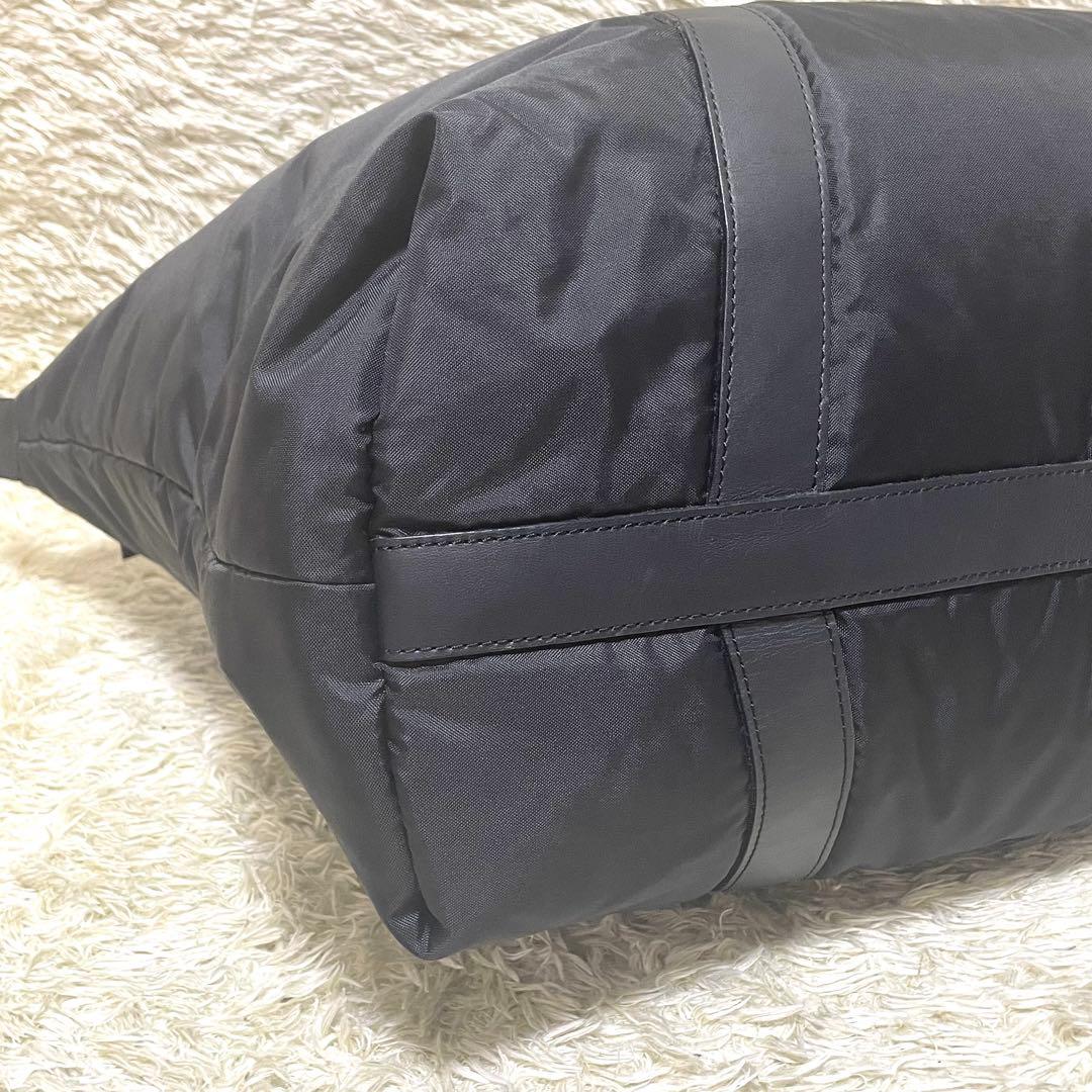 PORTER ボストンバッグ　大容量　ナイロン　レザー　ブラック　肩掛けOK