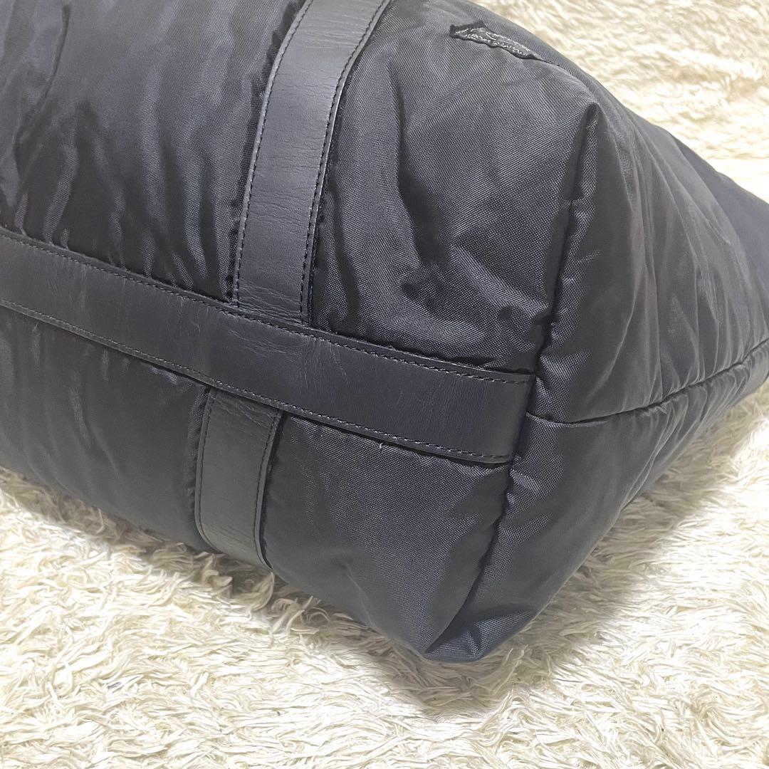 PORTER ボストンバッグ　大容量　ナイロン　レザー　ブラック　肩掛けOK