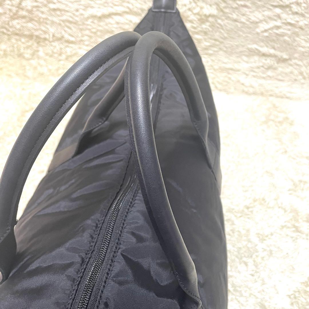 PORTER ボストンバッグ　大容量　ナイロン　レザー　ブラック　肩掛けOK