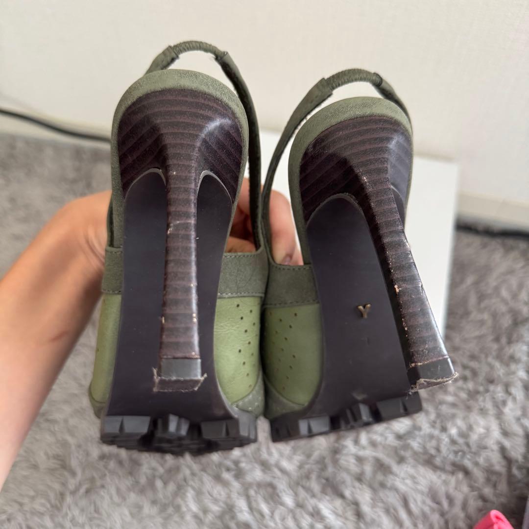 お値下げ！YELLO スニーカーミュール　カーキ