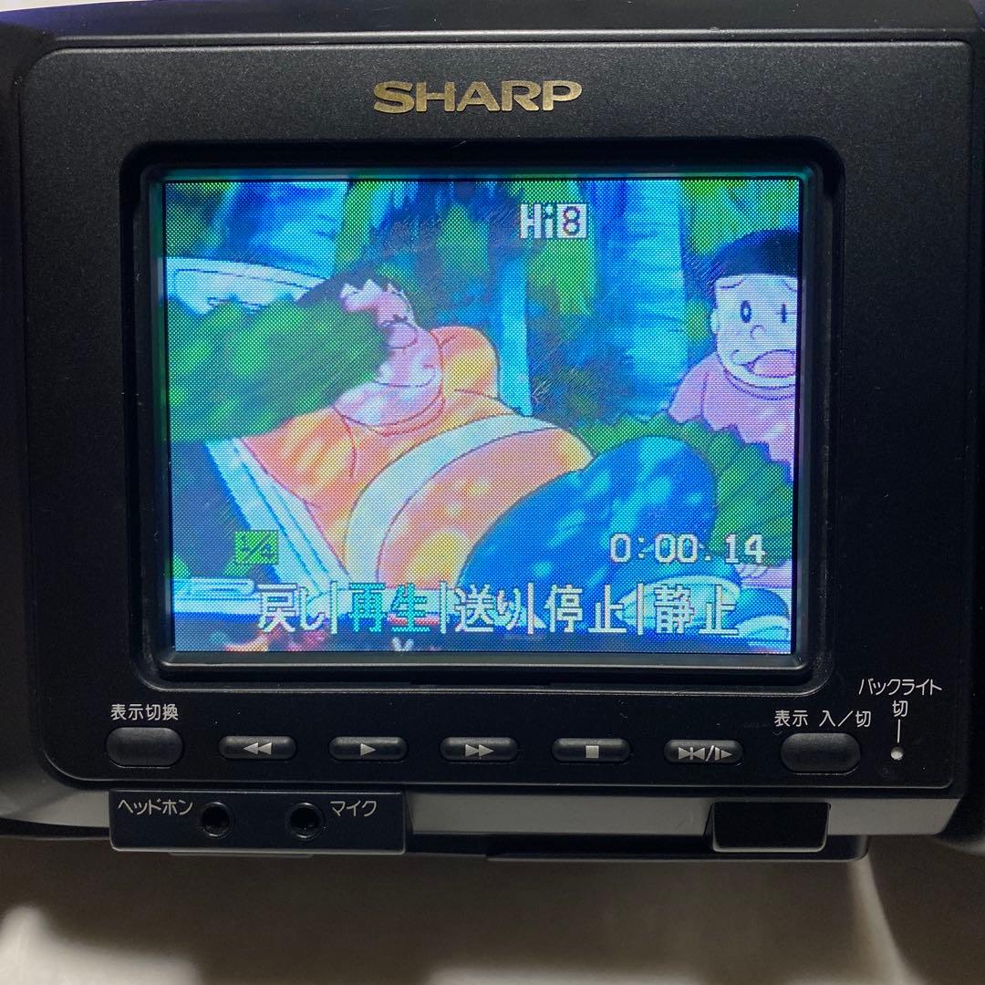 動作品　SHARP Hi8 ビデオカメラ VL- HL100 ⑧