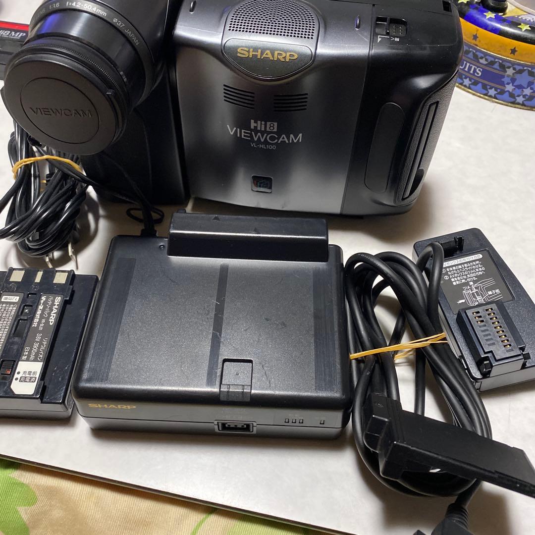動作品　SHARP Hi8 ビデオカメラ VL- HL100 ⑧