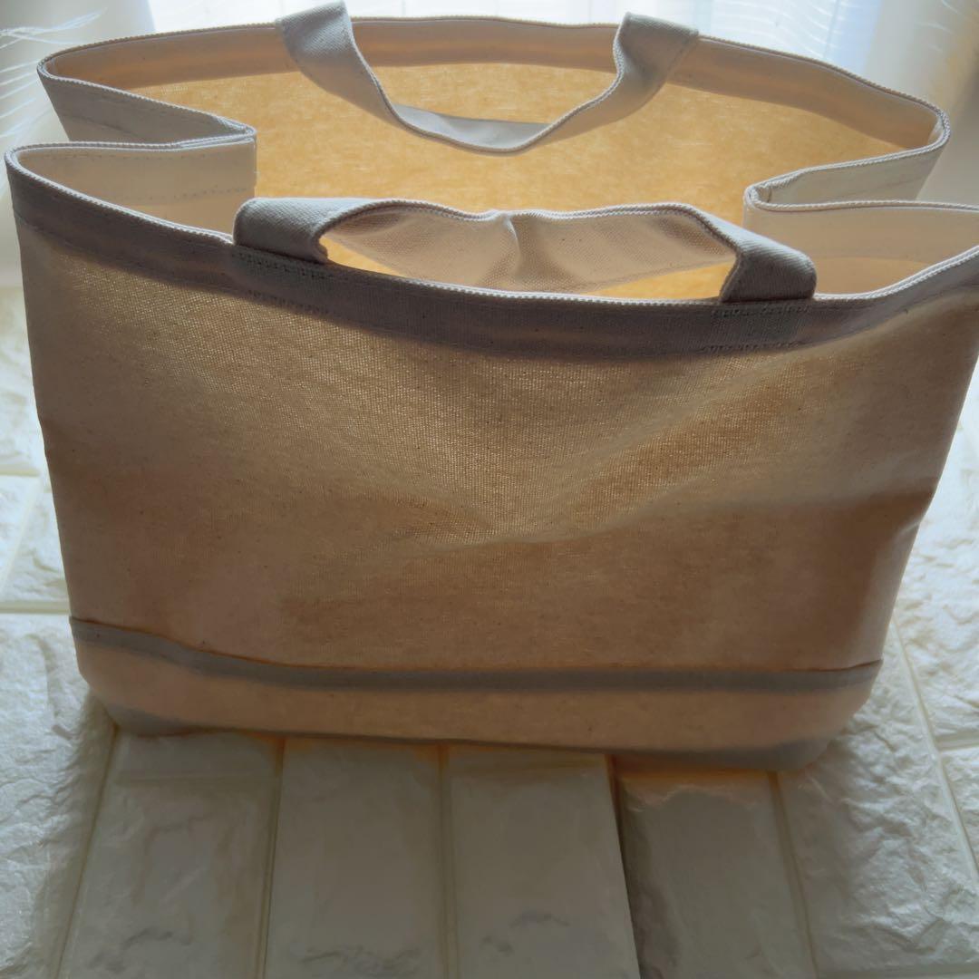 【廃盤品】無印良品　持ち手付き帆布長方形バスケット　大　3個セット