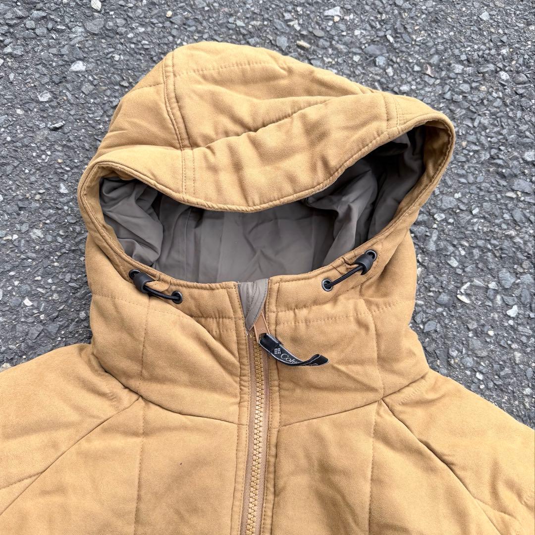 る*ん様 Columbia hooded puffer jacket ベージュ