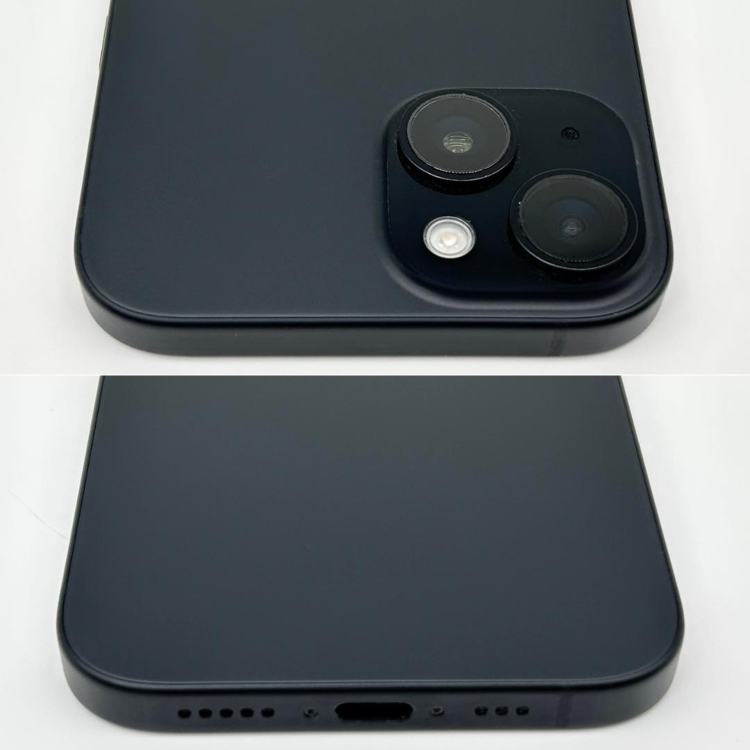 即配【美品】SIMフリー iPhone 15 128GB A3089 ブラック