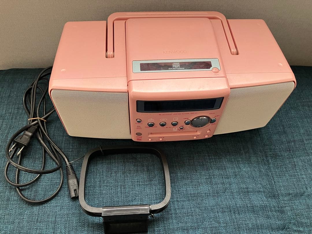 ケンウッド CD・MD・ラジオステレオシステム MDX-L1 ピンク