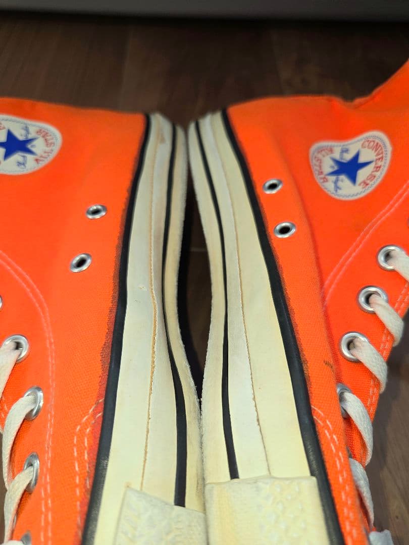 80s usa converse コンバース オールスター ハイ オレンジ レア