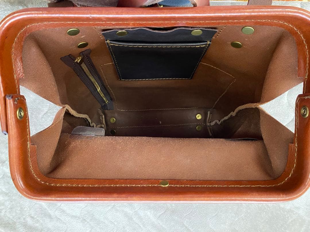 【お値下げ】HERZ ラックスリュック R-143-N ブラウン(内ポケット付)