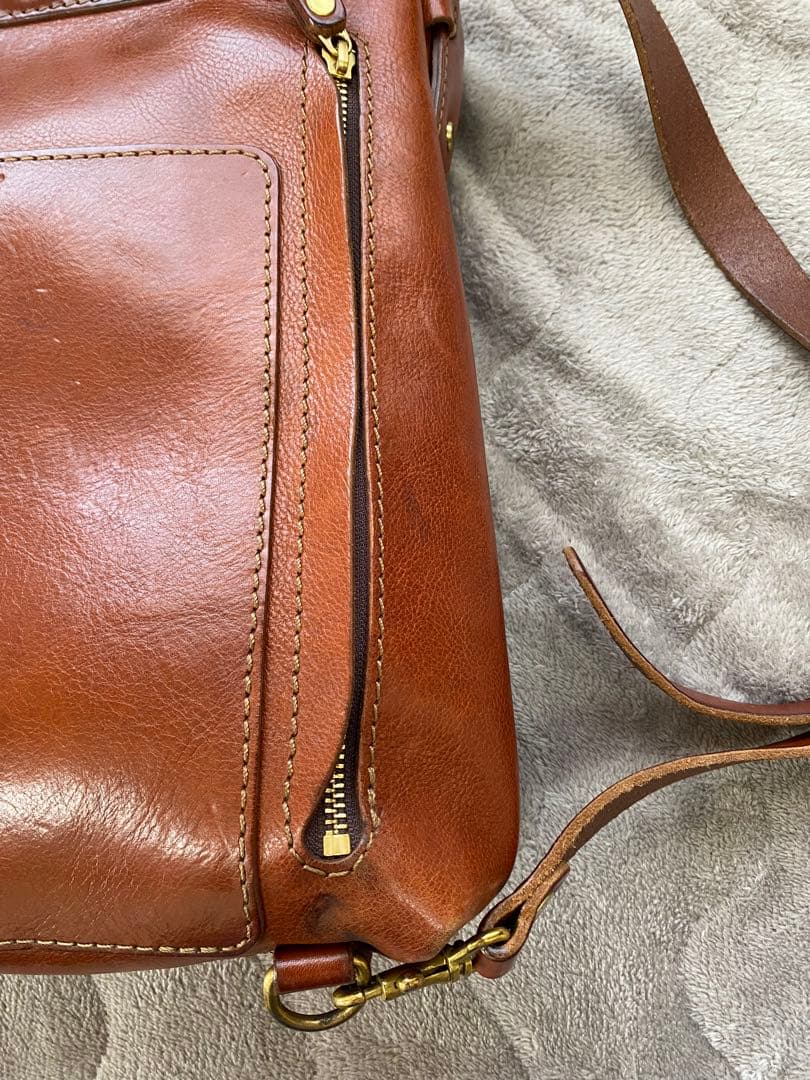 【お値下げ】HERZ ラックスリュック R-143-N ブラウン(内ポケット付)