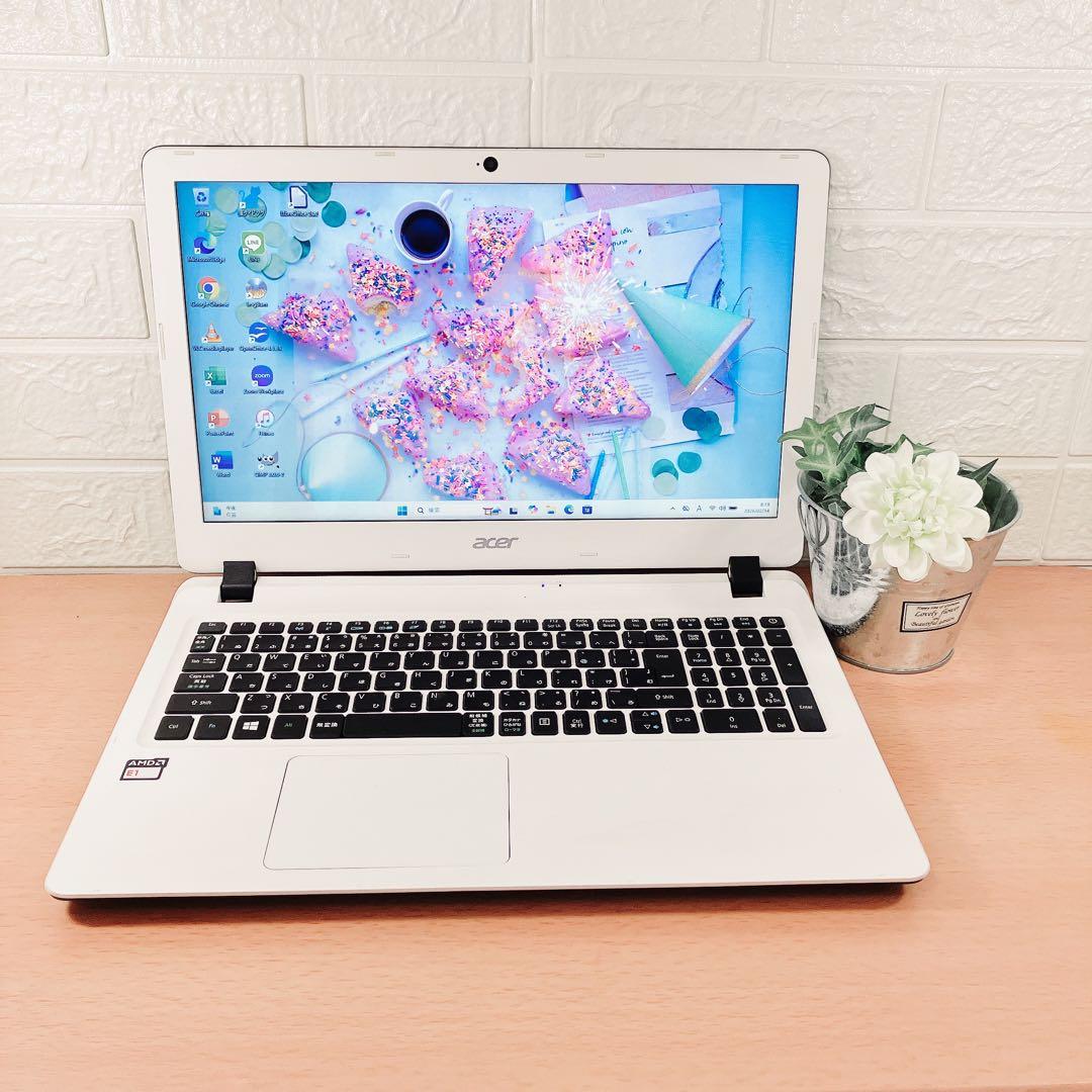 Windows11✨メモリ8GBでサクサク☘️カメラ付すぐ使えるノートパソコン