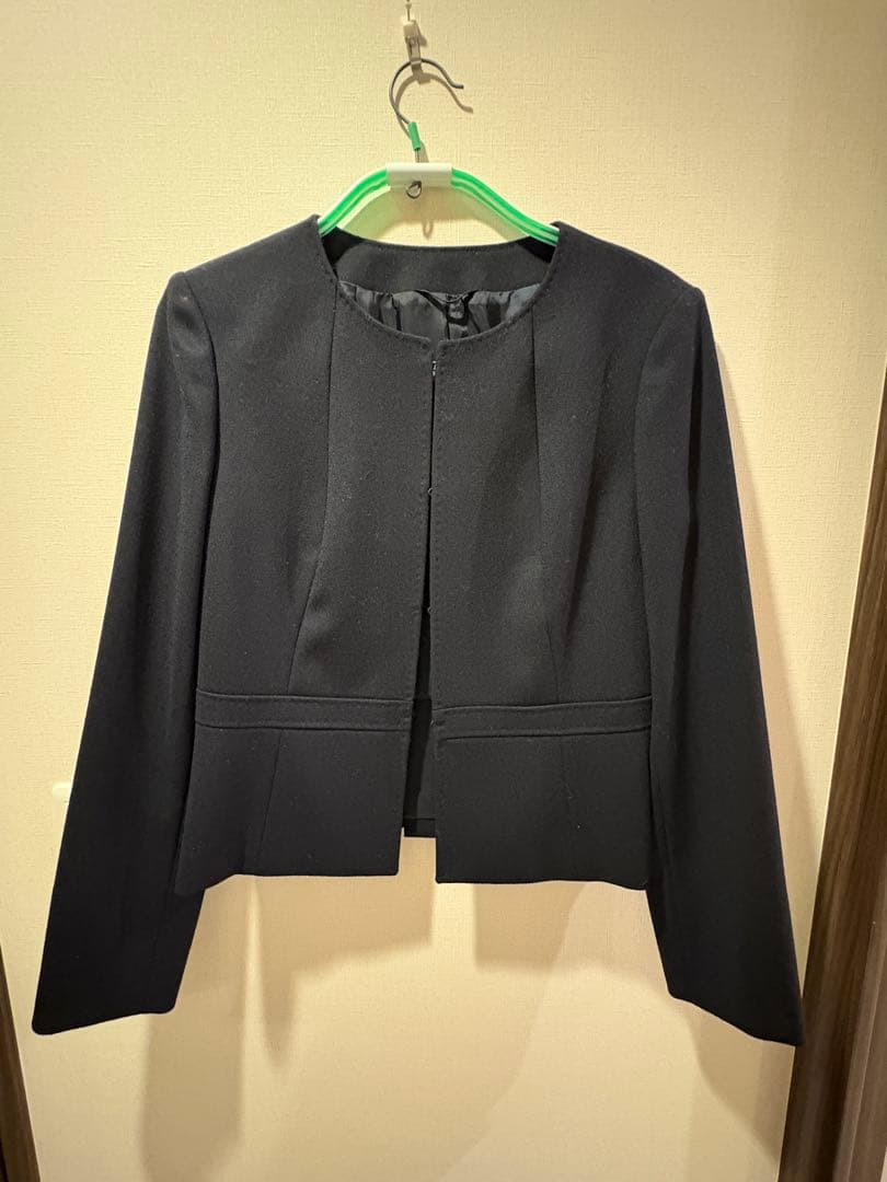 【お値下げ】美品　ANAYI 濃紺　お受験ジャケット&ワンピース36