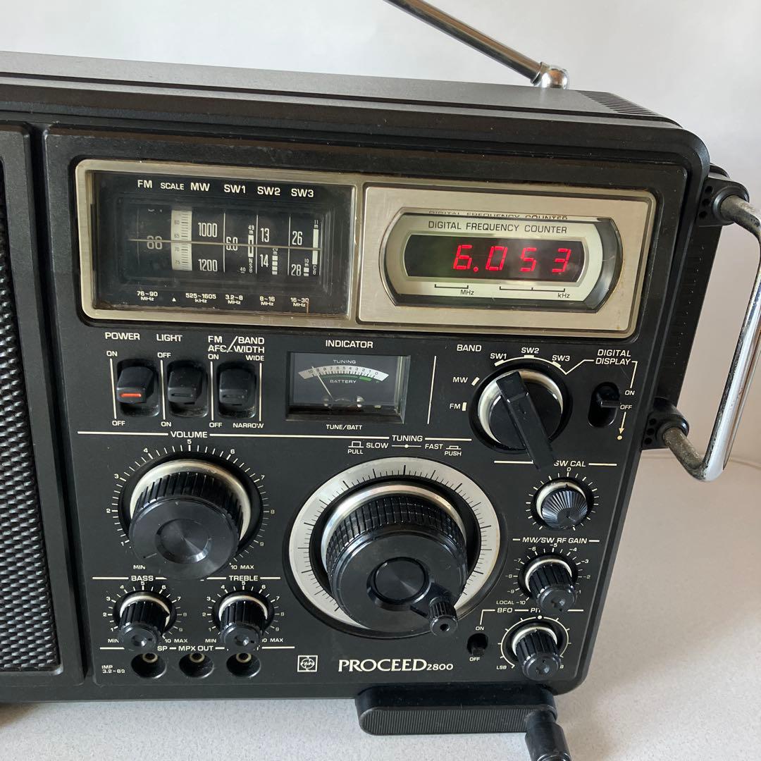 ナショナルＢＣＬラジオ　プロシード　２８００　　完動品