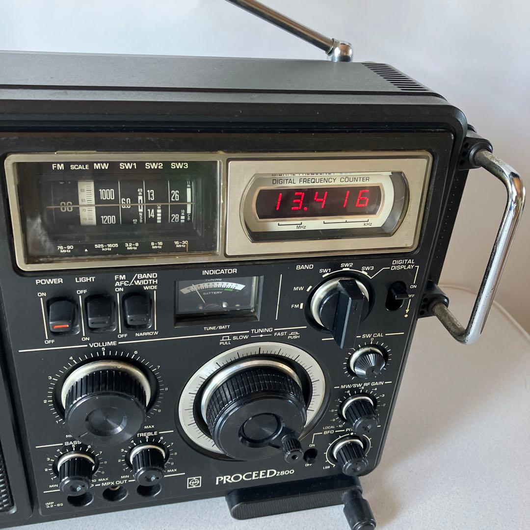 ナショナルＢＣＬラジオ　プロシード　２８００　　完動品