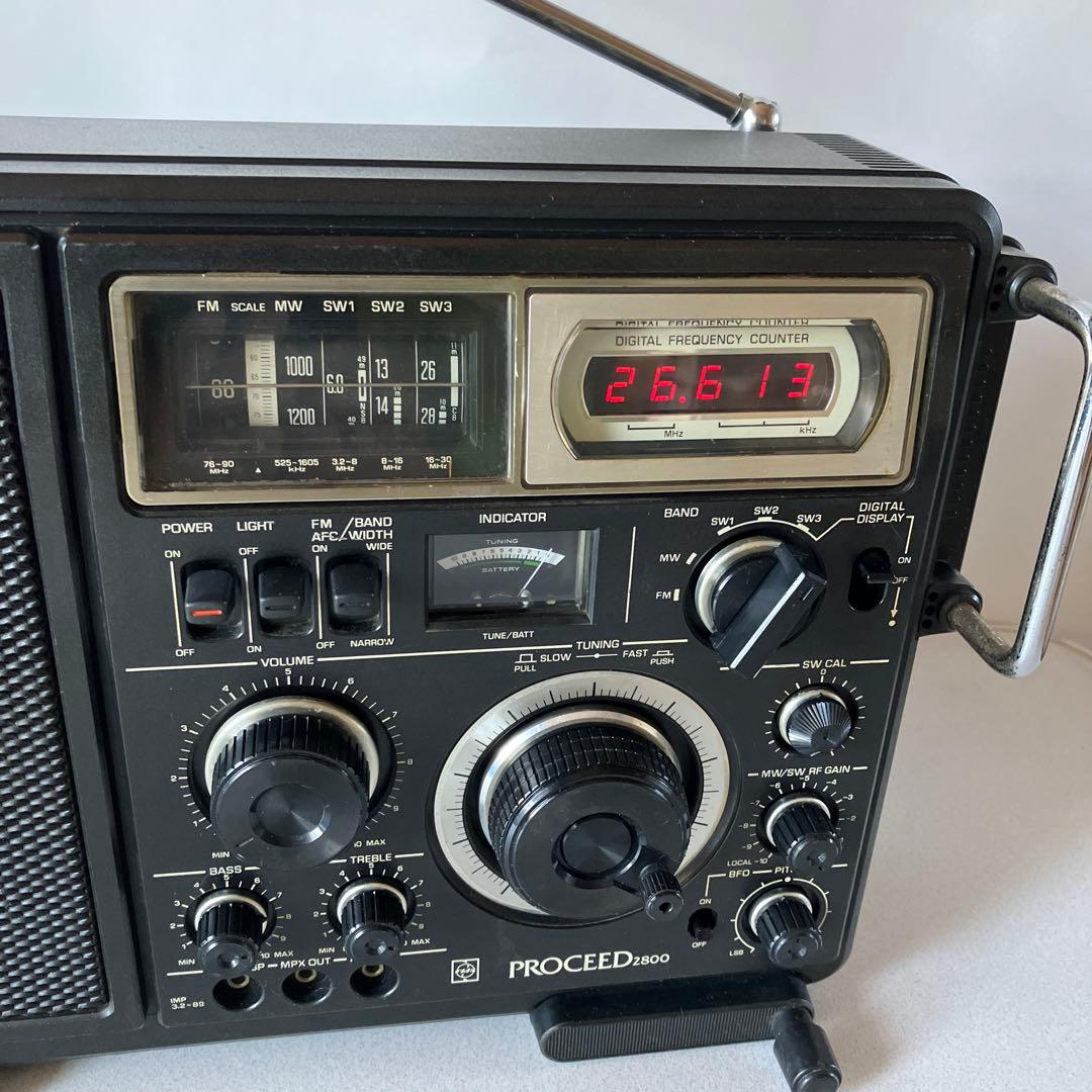 ナショナルＢＣＬラジオ　プロシード　２８００　　完動品