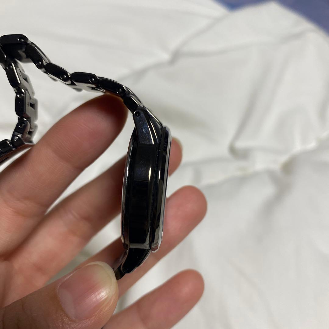 SEIKOソーラー時計　ブラック