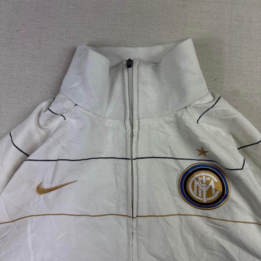 08-09 NIKE インテルミラノ ナイロンジャケット ジャージ L サッカー