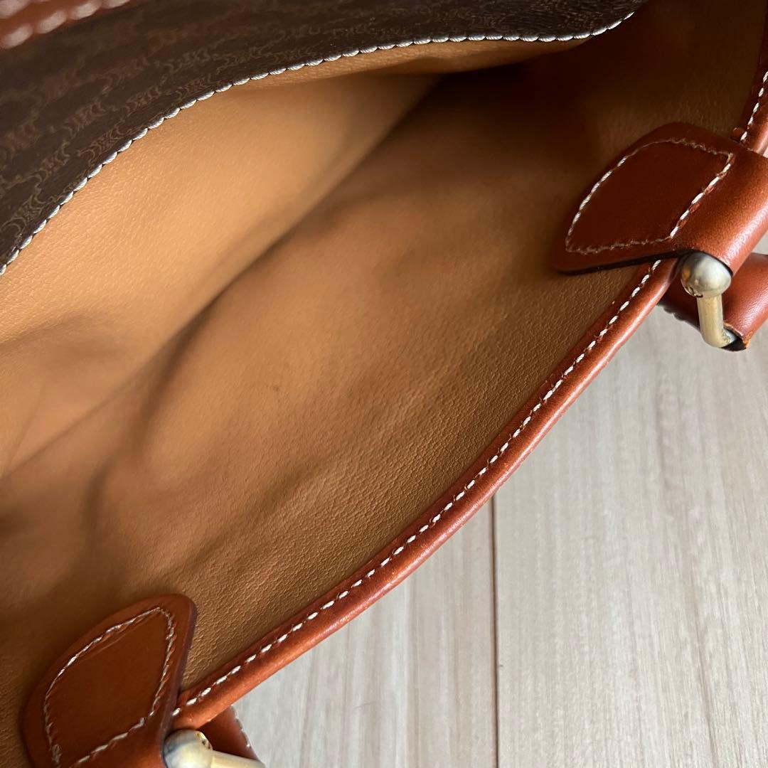 オールドセリーヌ マカダム柄 ボストンバッグ ヴィンテージ old celine