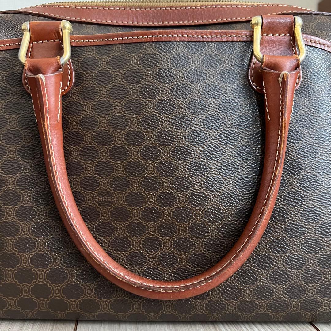 オールドセリーヌ マカダム柄 ボストンバッグ ヴィンテージ old celine