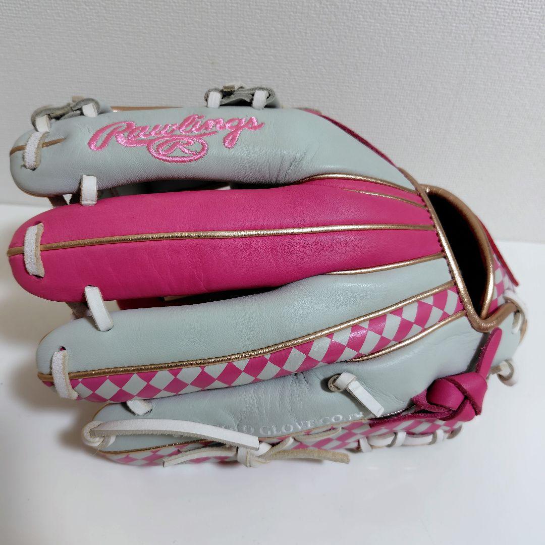 【美品】ローリングス HOH 2020限定 ピンク　軟式 内野