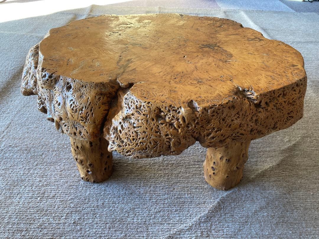 【一点もの】天然木　一枚板　座卓　テーブル　銘木　一点物　ナチュラル　おしゃれ