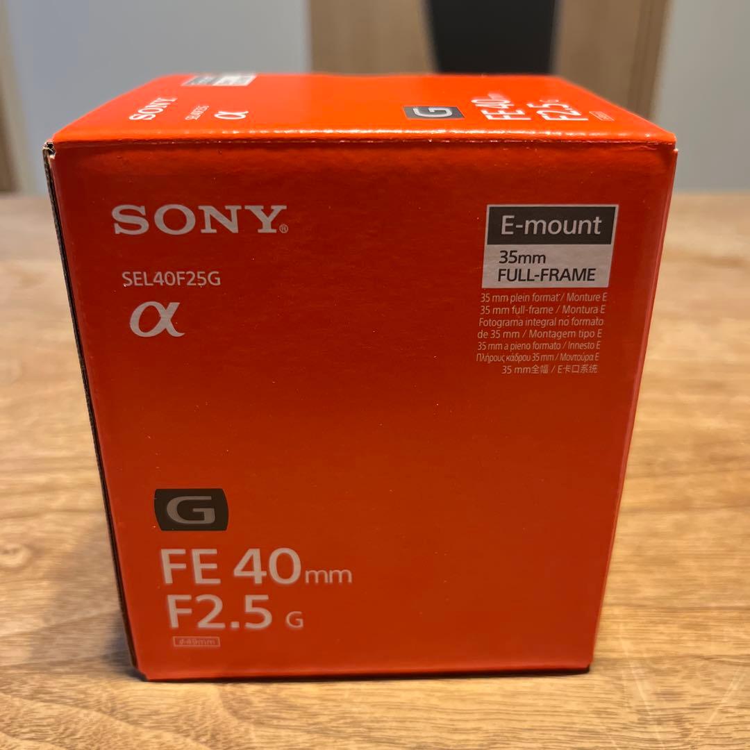 【Sony】 FE 40mm F2.5 G Eマウントレンズ