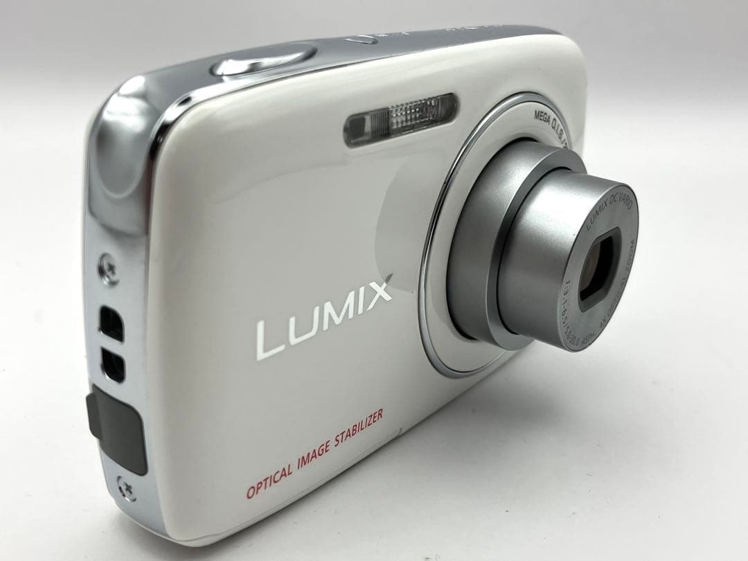 【美品】 LUMIX DMC-S1 ホワイト　コンパクトデジタルカメラ