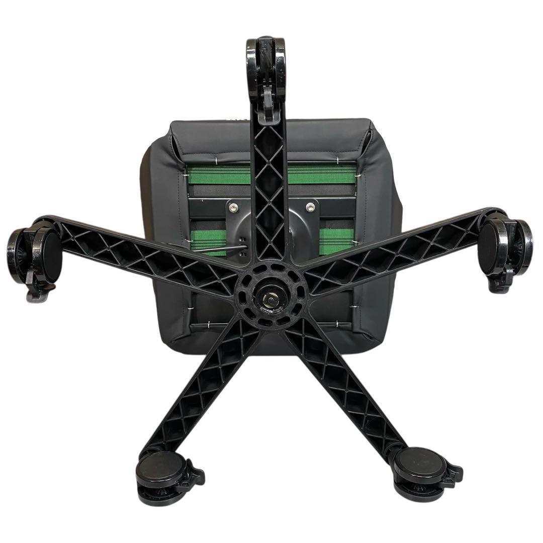 AKRacing ゲーミングチェア オットマン フットレスト ホワイト✖️ブラック