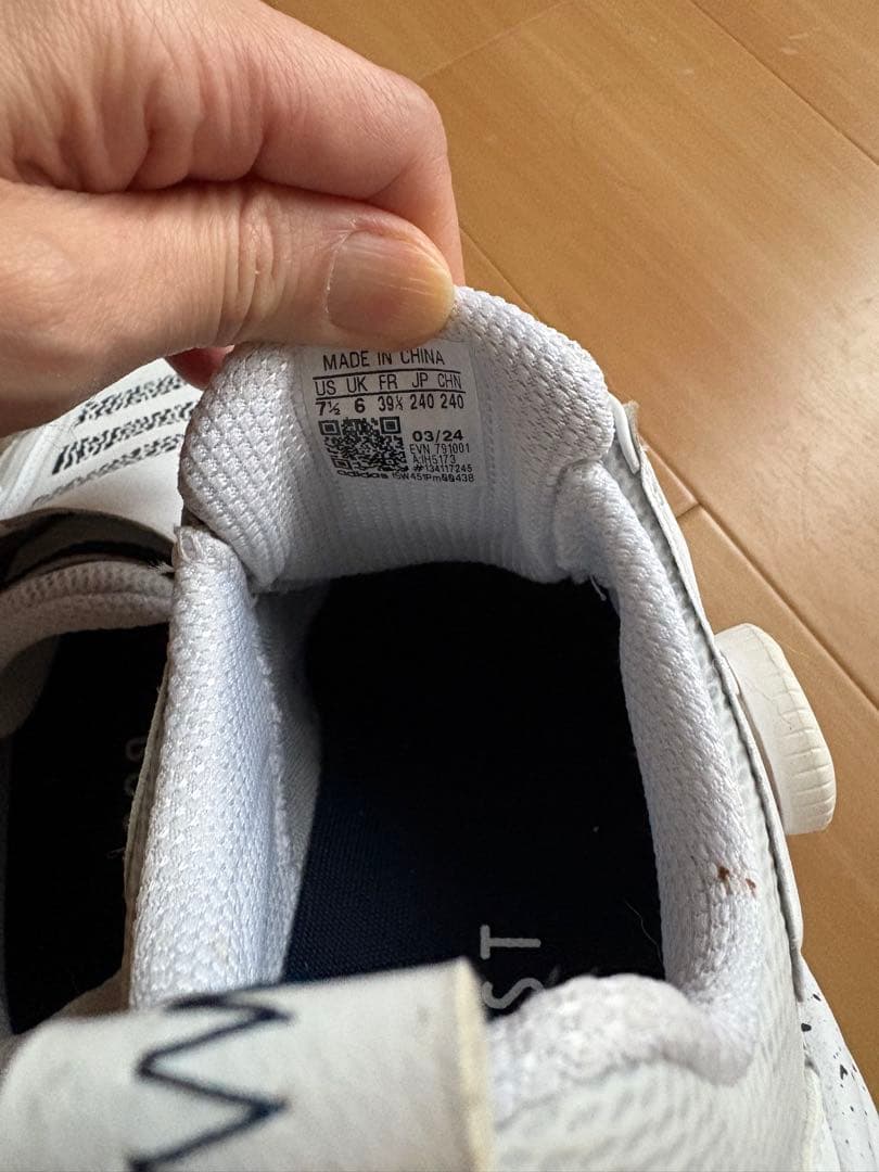 adidas Golf コードカオス 25 ボア ホワイト