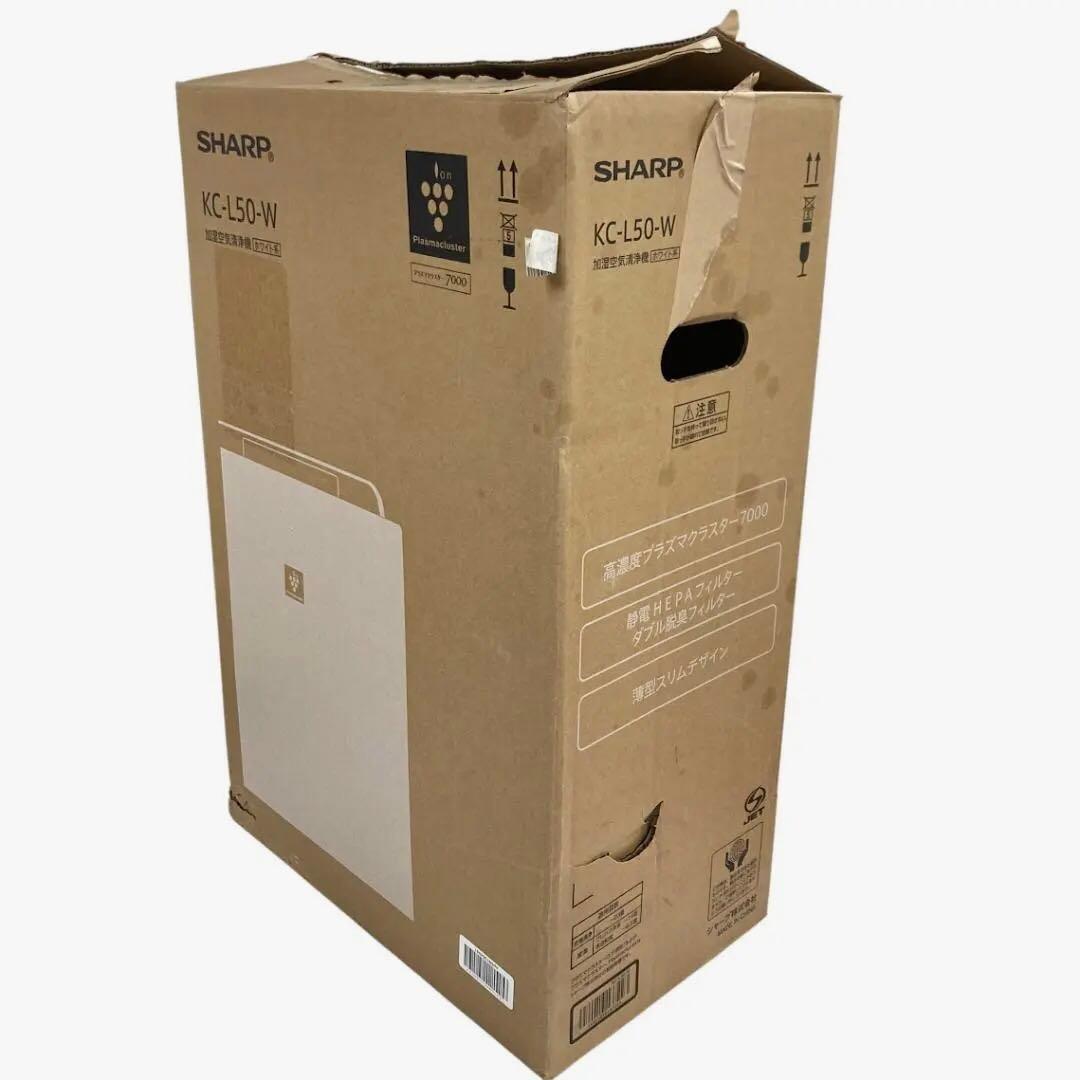 SHARP 空気清浄機 加湿機能付 プラズマクラスター7000 KC-L50-W