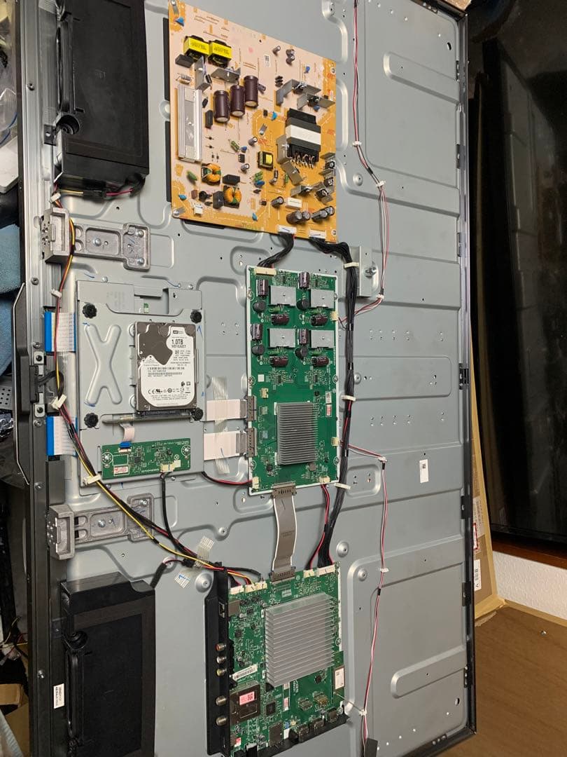 フナイ液晶テレビFL-55U4110 基盤セット