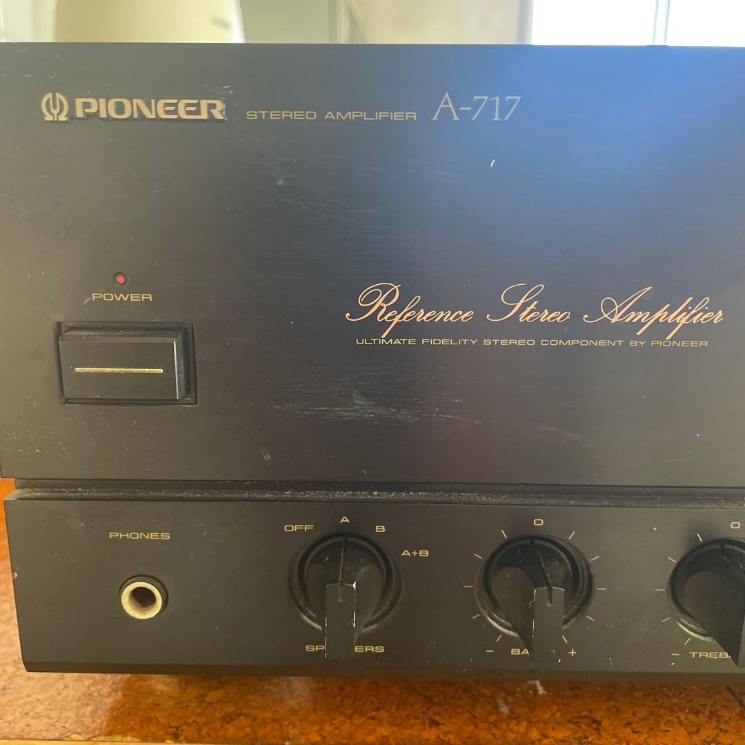 Pioneer パイオニア A-717 プリメインアンプ 通電のみ