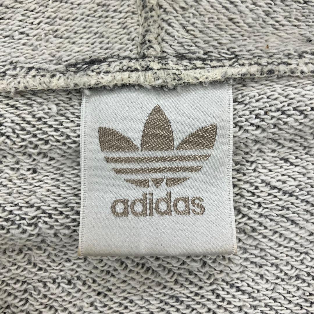 adidas ジップパーカー スウェット 80s 90s DLD L 灰