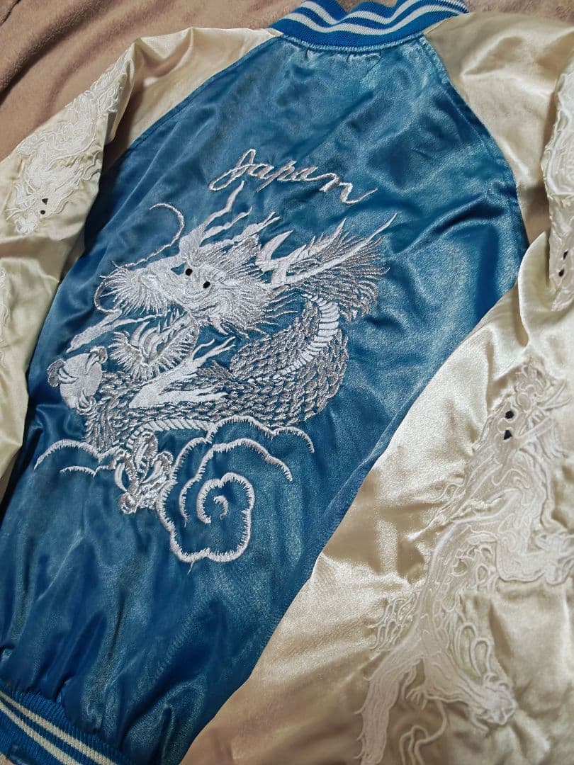 JUNGLE STORM 美品 龍日本限定 スカジャン vintage サテン