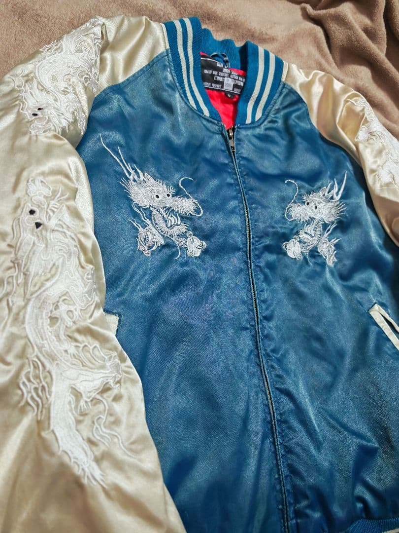 JUNGLE STORM 美品 龍日本限定 スカジャン vintage サテン