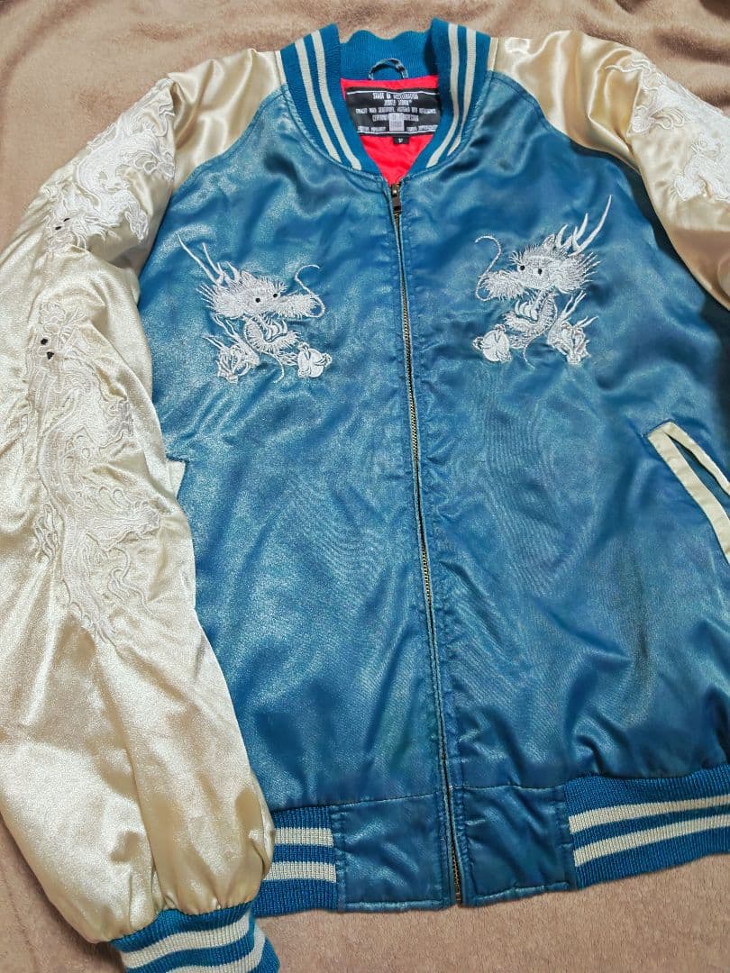 JUNGLE STORM 美品 龍日本限定 スカジャン vintage サテン