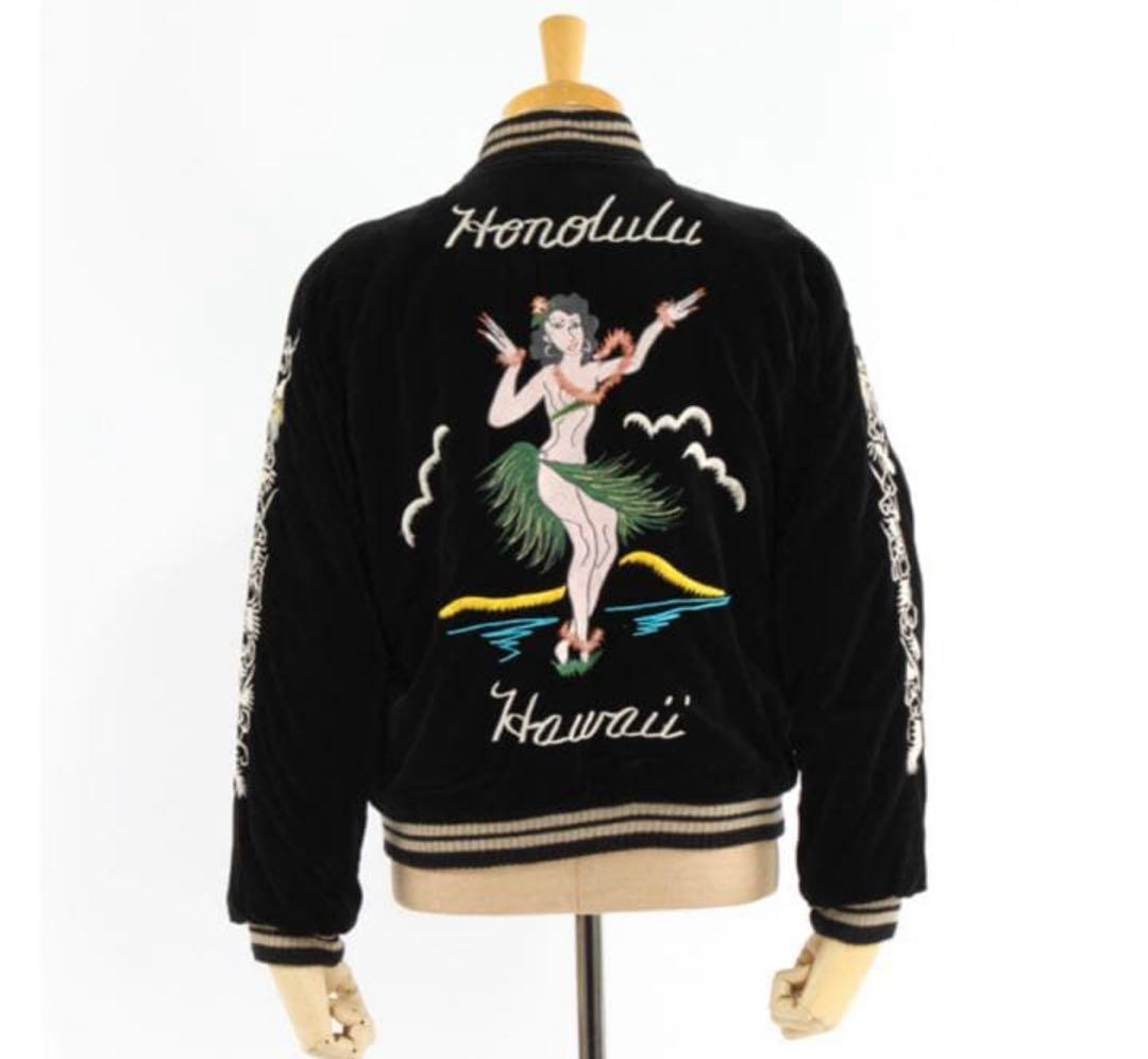 【港商】 テーラー東洋　別珍　スカジャン　40周年　スペシャルエディション　黒