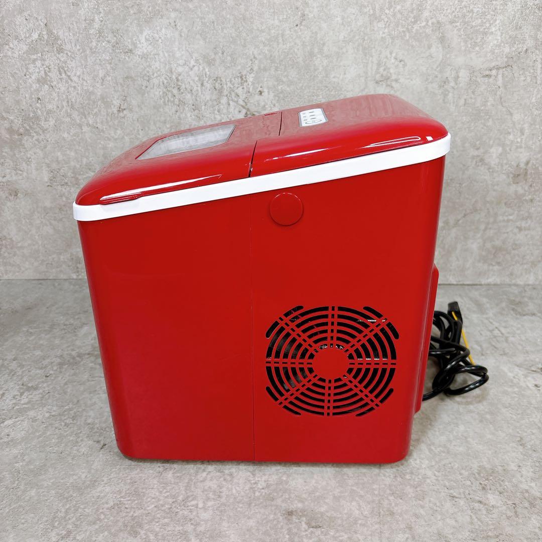 ベルソス 家庭用 コンパクト高速製氷機 レッド VS-ICE07RD