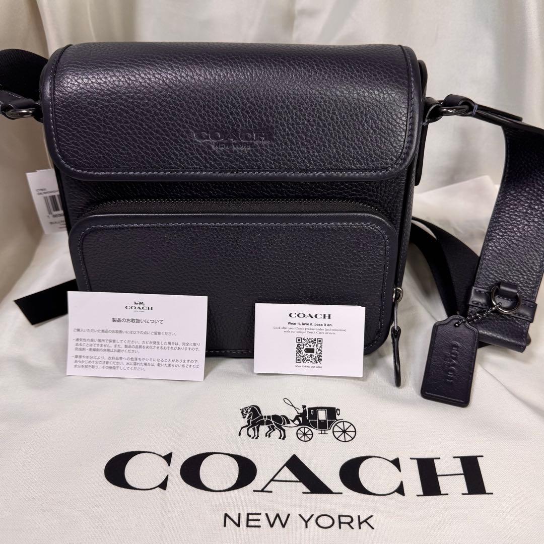 COACH コーチ　サリバン　フラップ クロスボディ　本革　新品未使用タグ付き