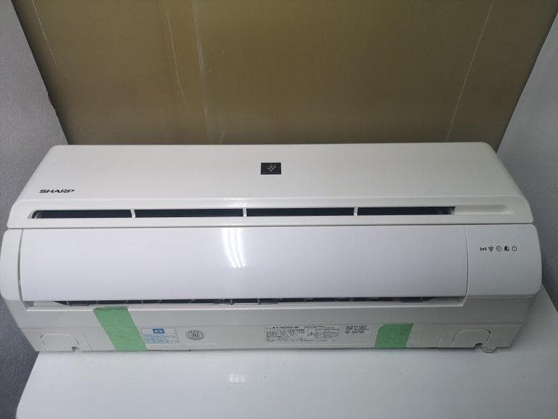 神奈川県内は無料工事、配送付き、室外機セット)シャープ8畳 2021年 保証あり