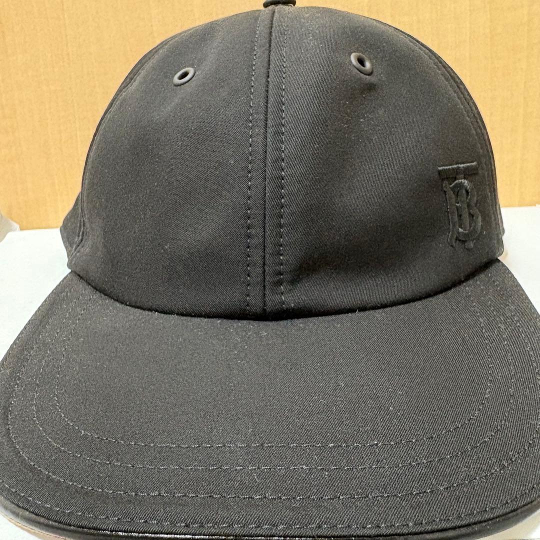 【美品】BURBERRY ブラックキャップ Lサイズ