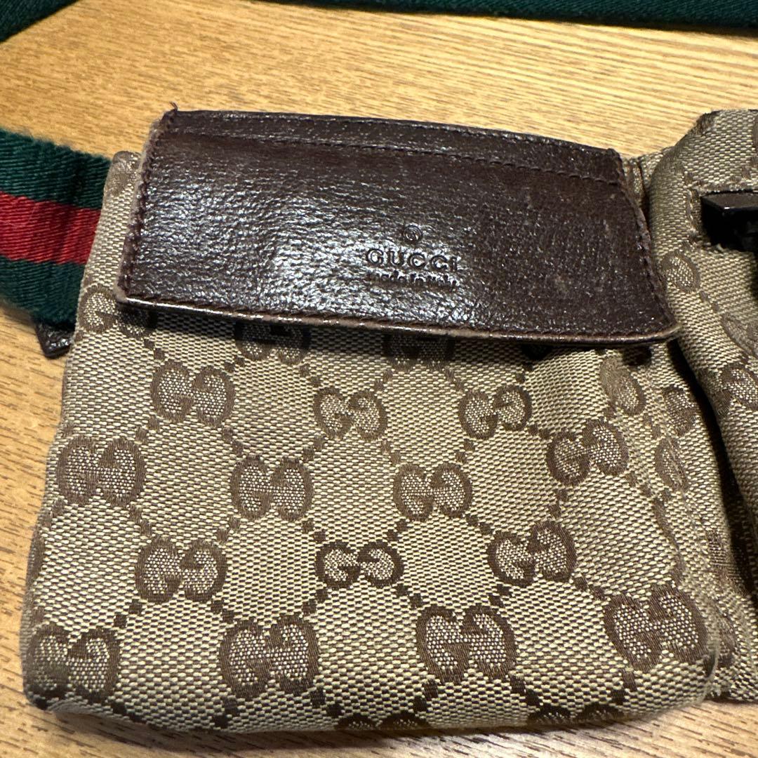 よる　Gucci GGキャンバス ボディバッグ162962