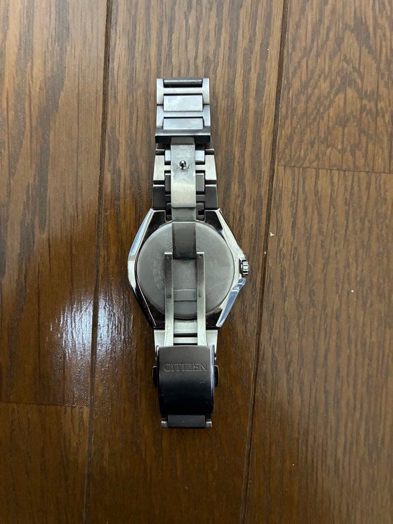 CITIZEN ダークブルー ステンレス時計