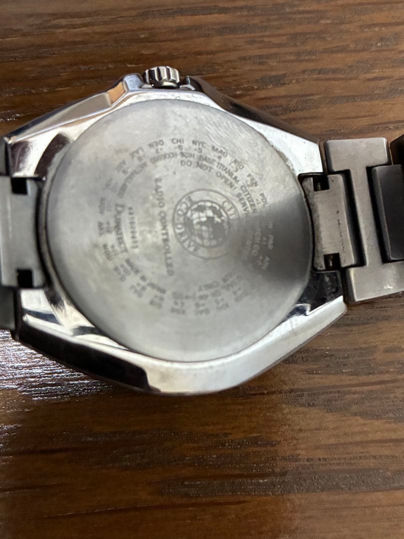 CITIZEN ダークブルー ステンレス時計