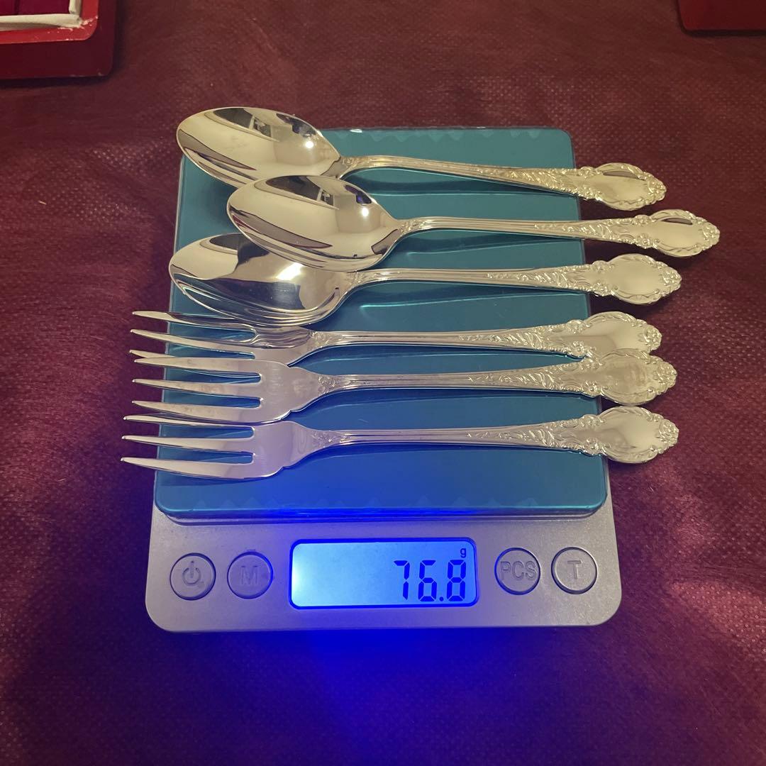 【未使用】 上田銀器　銀製　925 カトラリー　フォーク　スプーン