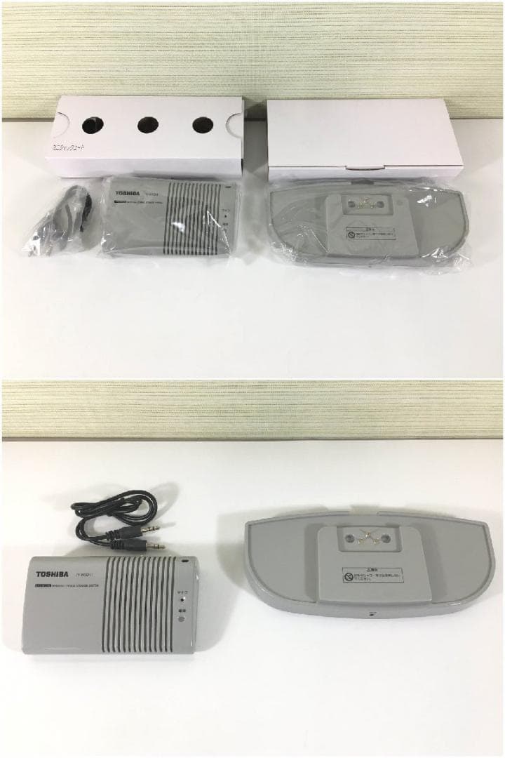 【美品】東芝 テレビ用ワイヤレススピーカーシステム TY-WSD11 ホワイト